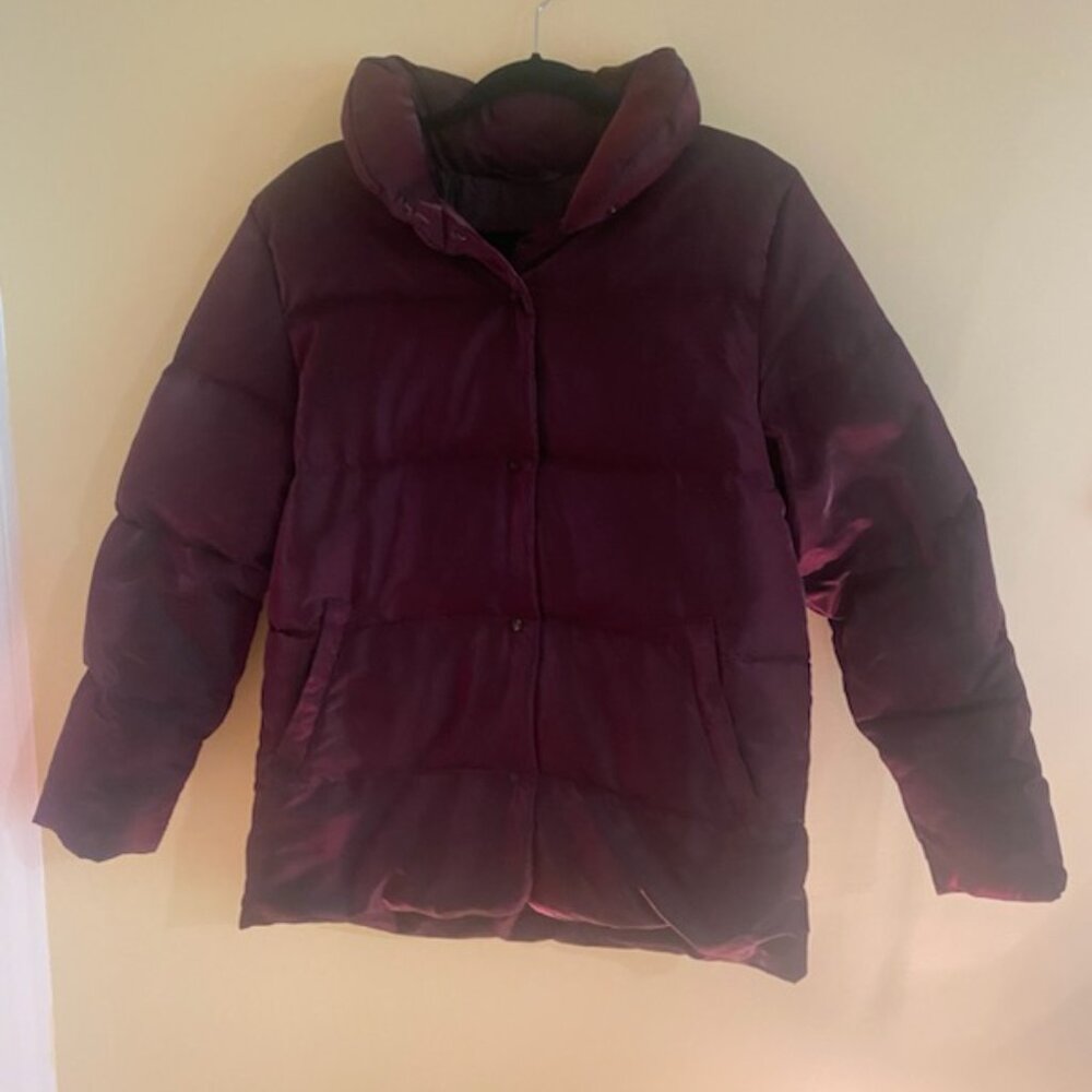 MONCLER Vintage Puffer Jacket Color Maroon Size Medium